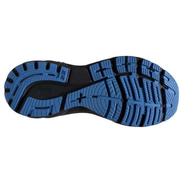 Brooks Adrenaline GTS 22 Yol Koşu Ayakkabısı Erkek Gri Mavi Siyah | Turkey-946327