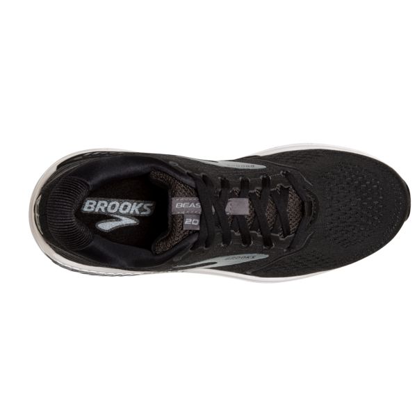 Brooks Beast 20 Yol Koşu Ayakkabısı Erkek Siyah Gri Beyaz | Turkey-189402