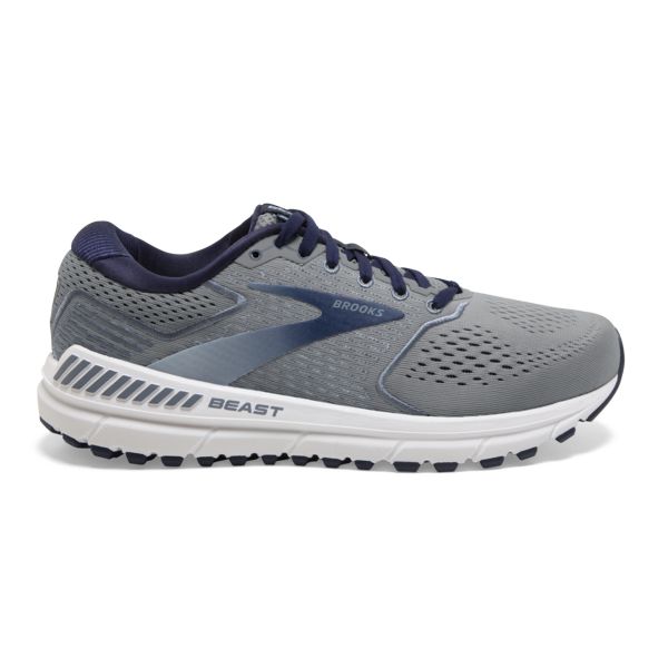 Brooks Beast 20 Yol Koşu Ayakkabısı Erkek Gri Mavi Beyaz | Turkey-234085