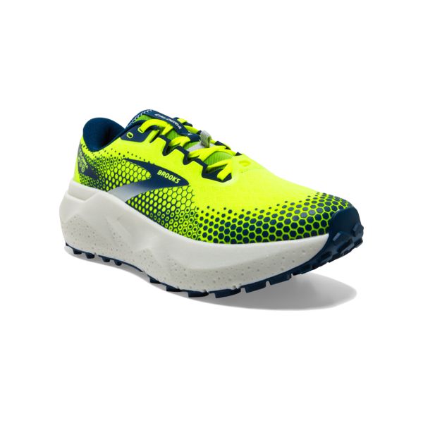 Brooks Caldera 6 Patika Koşu Ayakkabısı Erkek Sarı Yeşil Beyaz | Turkey-650789