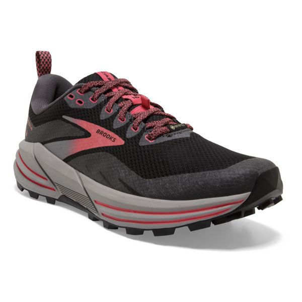 Brooks Cascadia 16 GTX Patika Koşu Ayakkabısı Kadın Siyah Mercan | Turkey-726805