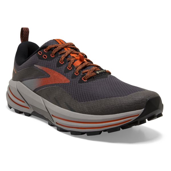 Brooks Cascadia 16 GTX Patika Koşu Ayakkabısı Erkek Kahverengi Turuncu | Turkey-918573