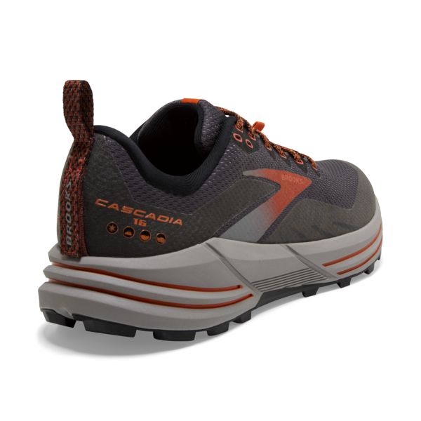 Brooks Cascadia 16 GTX Patika Koşu Ayakkabısı Erkek Kahverengi Turuncu | Turkey-918573