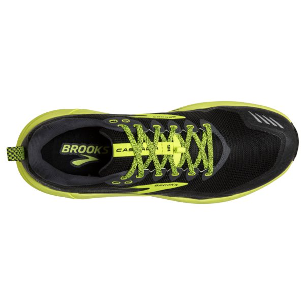 Brooks Cascadia 16 Patika Koşu Ayakkabısı Erkek Siyah Sarı | Turkey-135047