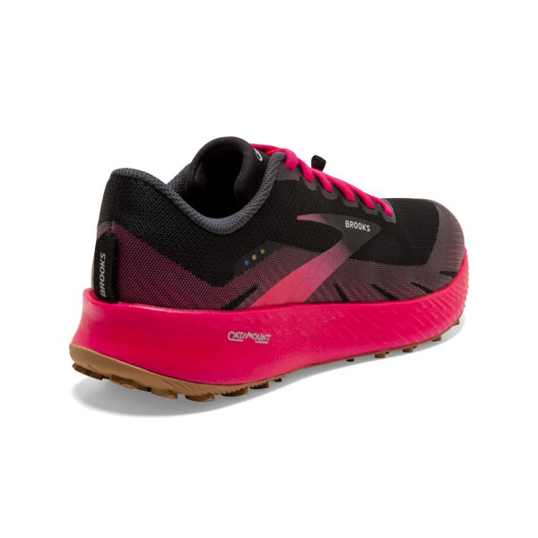 Brooks Catamount Patika Koşu Ayakkabısı Kadın Siyah Pembe | Turkey-124953