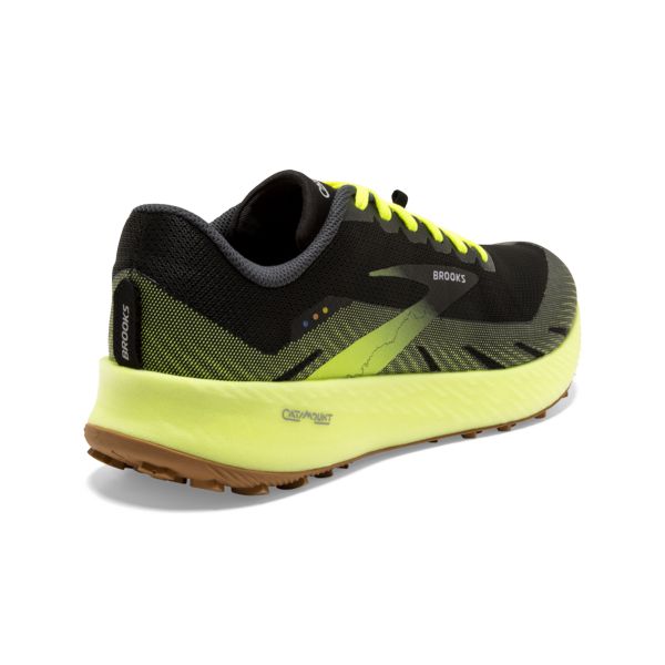 Brooks Catamount Patika Koşu Ayakkabısı Erkek Siyah Sarı Kahverengi | Turkey-830526