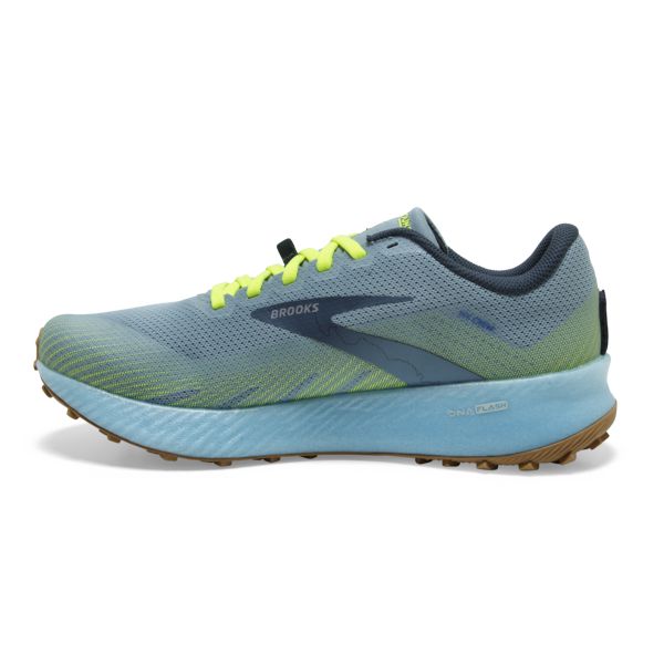 Brooks Catamount Patika Koşu Ayakkabısı Kadın Mavi Sarı Yeşil | Turkey-928016