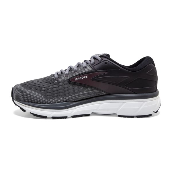 Brooks Dyad 11 Yol Koşu Ayakkabısı Erkek Siyah Gri Beyaz | Turkey-678432