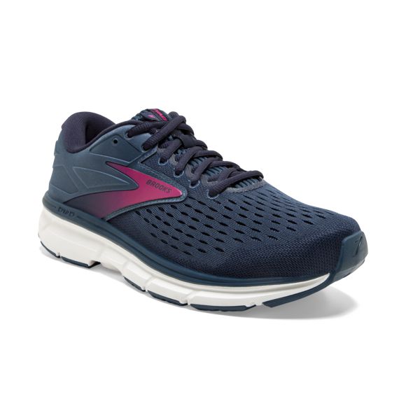 Brooks Dyad 11 Yol Koşu Ayakkabısı Kadın Mavi Lacivert Pembe | Turkey-687932