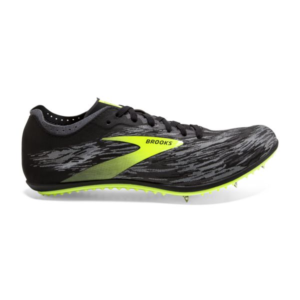 Brooks ELMN8 v5 Yarış Ayakkabısı Erkek Siyah Gri Sarı | Turkey-304567