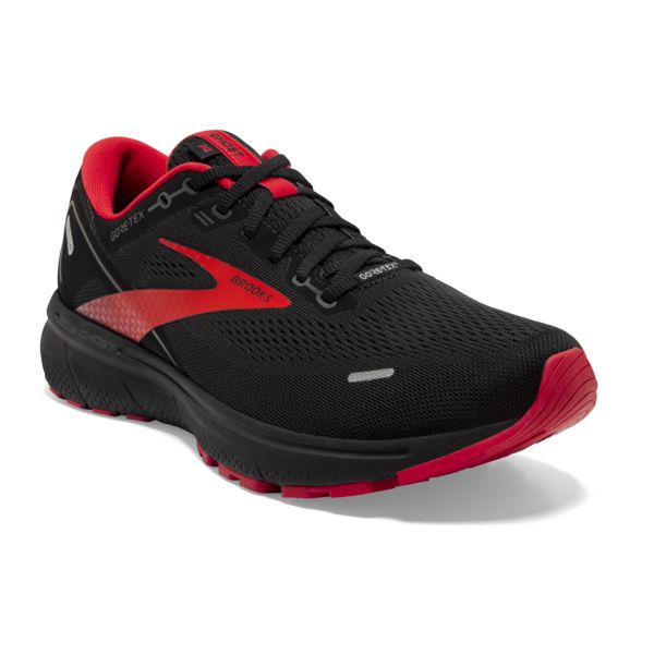 Brooks Ghost 14 GTX Yol Koşu Ayakkabısı Erkek Siyah Kırmızı | Turkey-723810