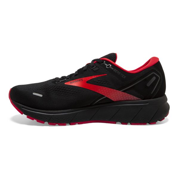 Brooks Ghost 14 GTX Yol Koşu Ayakkabısı Erkek Siyah Kırmızı | Turkey-723810