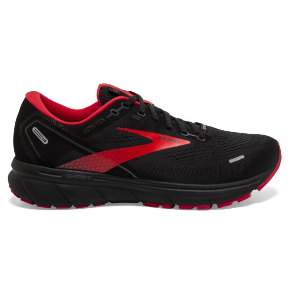 Brooks Ghost 14 GTX Yol Koşu Ayakkabısı Erkek Siyah Kırmızı | Turkey-723810