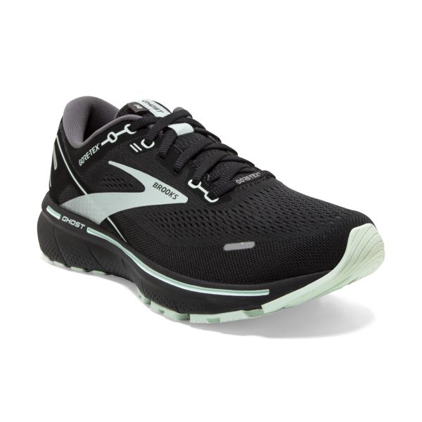 Brooks Ghost 14 GTX Yol Koşu Ayakkabısı Kadın Siyah Beyaz | Turkey-934187