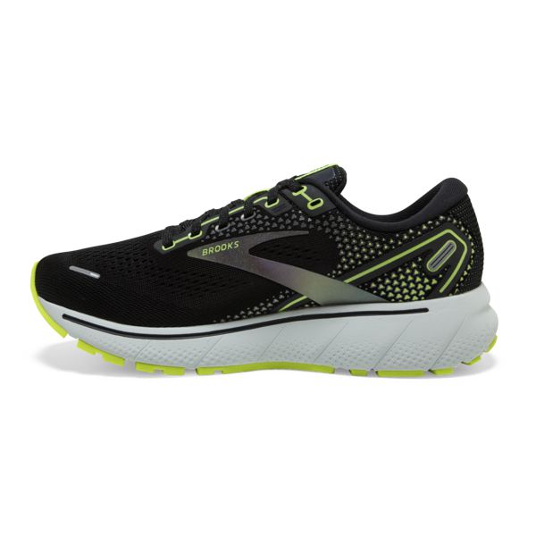 Brooks Ghost 14 Yol Koşu Ayakkabısı Erkek Siyah Sarı Gri | Turkey-260984