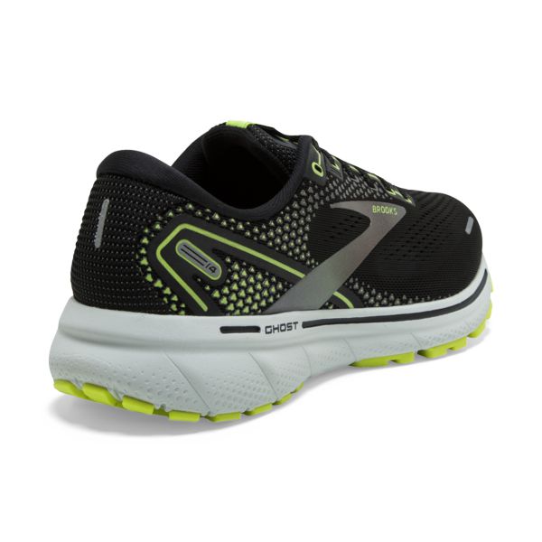 Brooks Ghost 14 Yol Koşu Ayakkabısı Erkek Siyah Sarı Gri | Turkey-260984