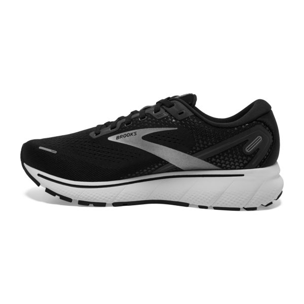 Brooks Ghost 14 Yol Koşu Ayakkabısı Erkek Siyah Beyaz Gümüş | Turkey-321506