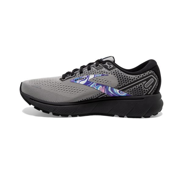 Brooks Ghost 14 Yol Koşu Ayakkabısı Erkek Gri Siyah Mor | Turkey-398740