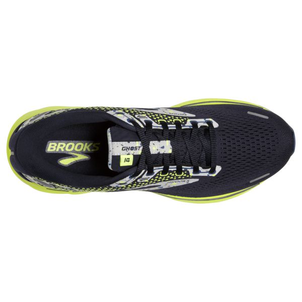 Brooks Ghost 14 Yol Koşu Ayakkabısı Erkek Lacivert Gri Sarı | Turkey-405783