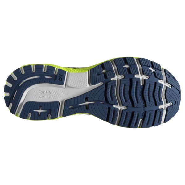 Brooks Ghost 14 Yol Koşu Ayakkabısı Erkek Lacivert Gri Sarı | Turkey-405783