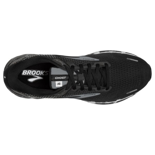 Brooks Ghost 14 Yol Koşu Ayakkabısı Erkek Siyah Gri Beyaz | Turkey-412906