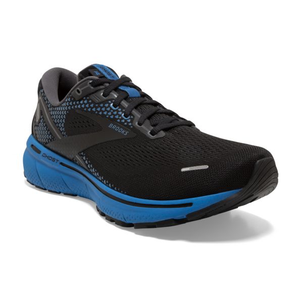 Brooks Ghost 14 Yol Koşu Ayakkabısı Erkek Siyah Mavi | Turkey-495230