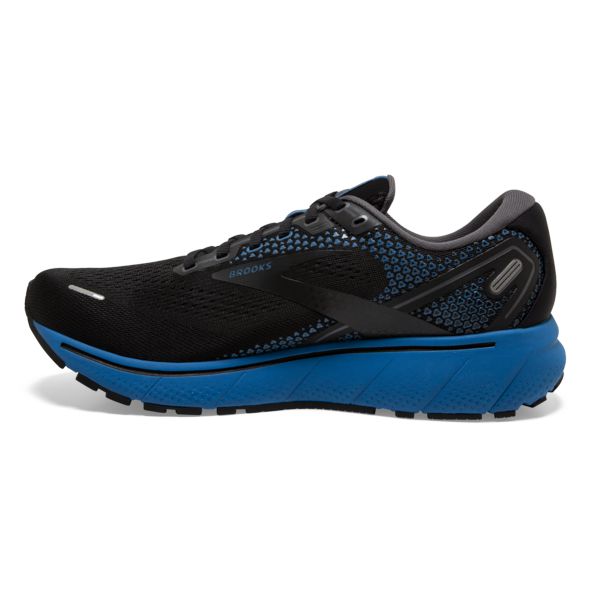 Brooks Ghost 14 Yol Koşu Ayakkabısı Erkek Siyah Mavi | Turkey-495230