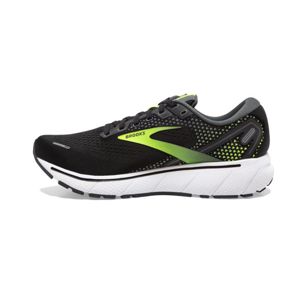 Brooks Ghost 14 Yol Koşu Ayakkabısı Erkek Siyah Sarı Beyaz | Turkey-536972