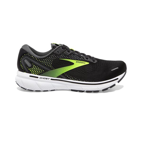 Brooks Ghost 14 Yol Koşu Ayakkabısı Erkek Siyah Sarı Beyaz | Turkey-536972