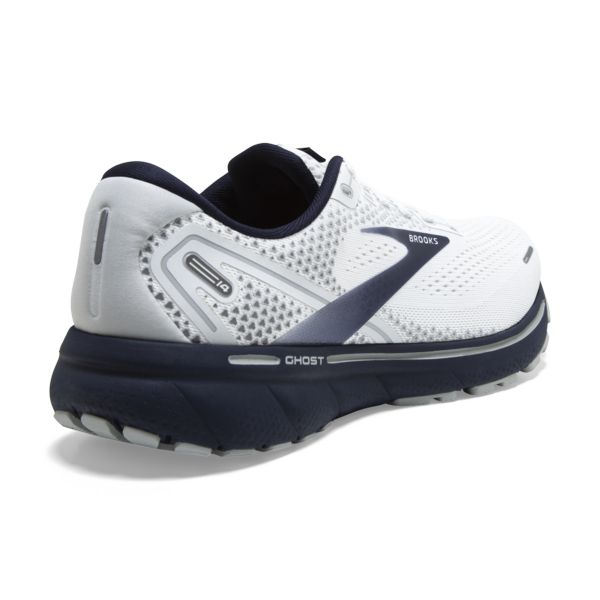 Brooks Ghost 14 Yol Koşu Ayakkabısı Erkek Beyaz Gri Lacivert | Turkey-724568