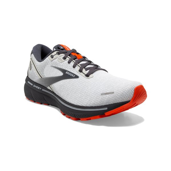 Brooks Ghost 14 Yol Koşu Ayakkabısı Erkek Gri Siyah Turuncu | Turkey-740651