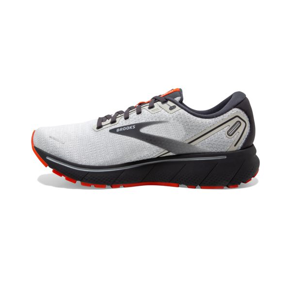 Brooks Ghost 14 Yol Koşu Ayakkabısı Erkek Gri Siyah Turuncu | Turkey-740651