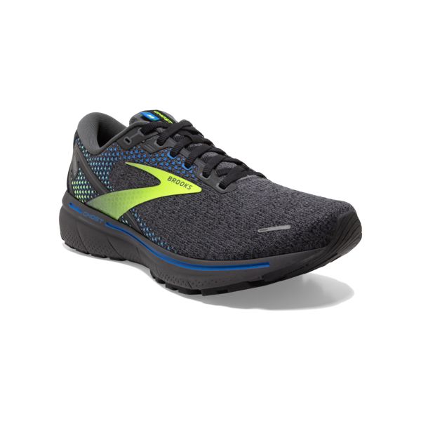 Brooks Ghost 14 Yol Koşu Ayakkabısı Erkek Gri Sarı Mavi | Turkey-875439