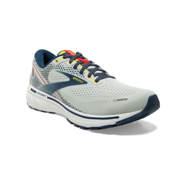 Brooks Ghost 14 Yol Koşu Ayakkabısı Erkek Gri Lacivert Beyaz | Turkey-907248