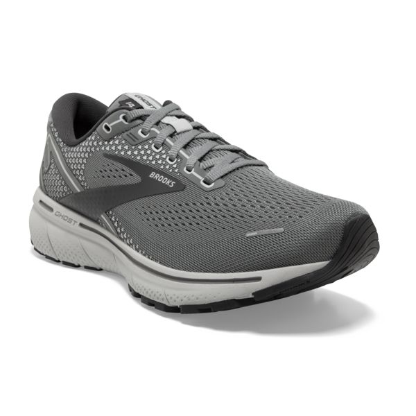 Brooks Ghost 14 Yol Koşu Ayakkabısı Erkek Gri Beyaz | Turkey-960485