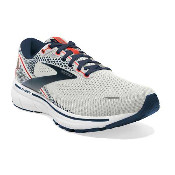 Brooks Ghost 14 Yol Koşu Ayakkabısı Erkek Gri Lacivert Beyaz | Turkey-974281