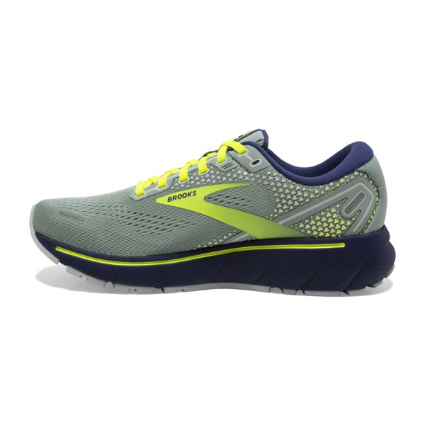 Brooks Ghost 14 Yol Koşu Ayakkabısı Kadın Mavi Yeşil Sarı | Turkey-27613