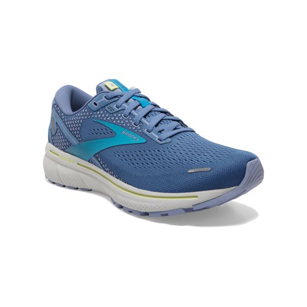 Brooks Ghost 14 Yol Koşu Ayakkabısı Kadın Mavi Beyaz | Turkey-379610