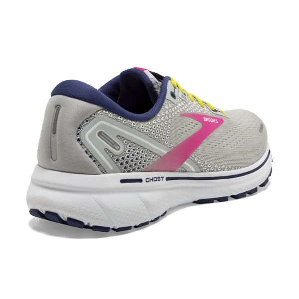 Brooks Ghost 14 Yol Koşu Ayakkabısı Kadın Gri Sarı Pembe | Turkey-415086