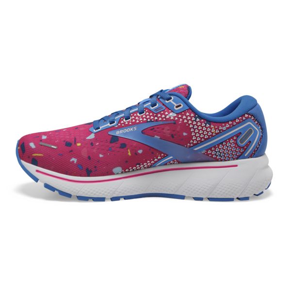 Brooks Ghost 14 Yol Koşu Ayakkabısı Kadın Kırmızı Mavi Beyaz | Turkey-643725