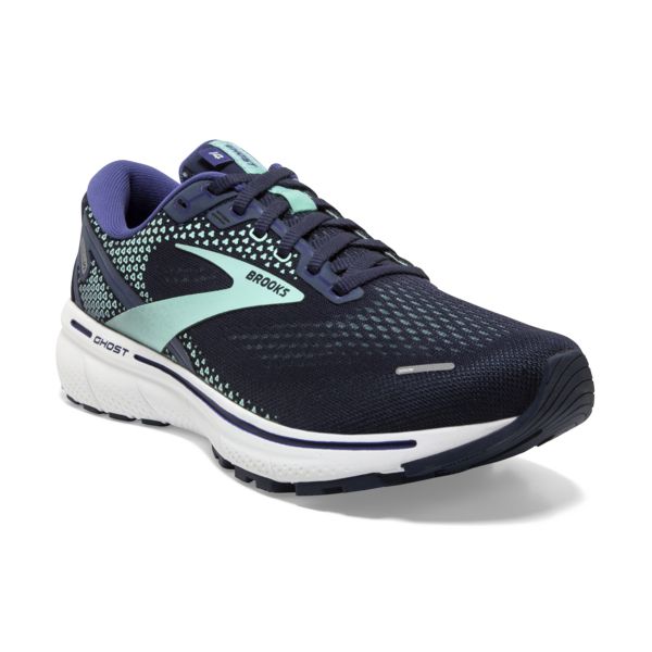 Brooks Ghost 14 Yol Koşu Ayakkabısı Kadın Lacivert Beyaz | Turkey-657128