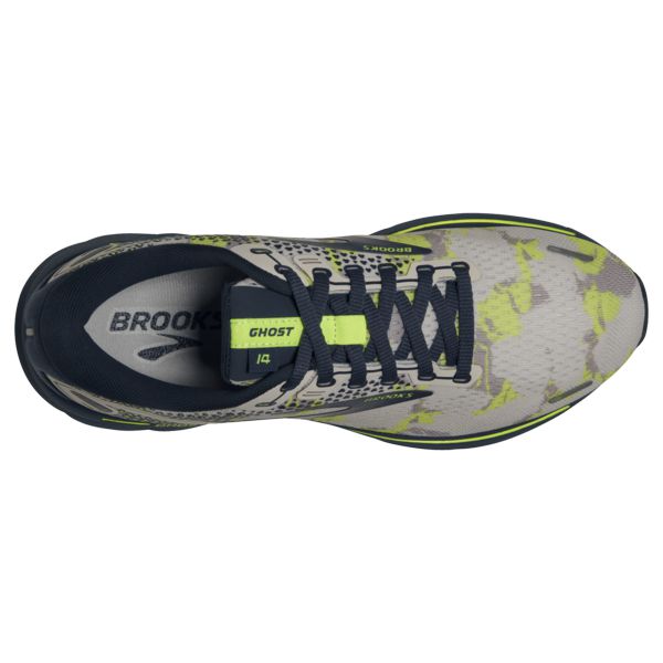 Brooks Ghost 14 Yol Koşu Ayakkabısı Kadın Gri Lacivert Sarı | Turkey-725408