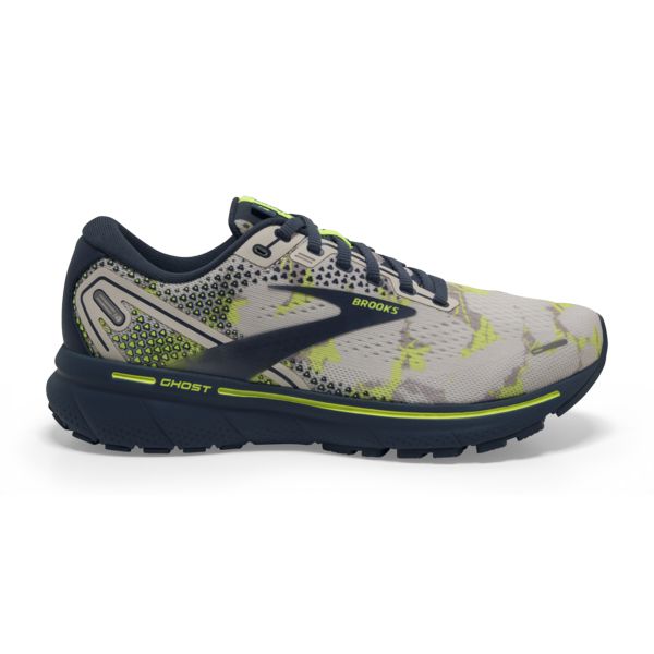 Brooks Ghost 14 Yol Koşu Ayakkabısı Kadın Gri Lacivert Sarı | Turkey-725408