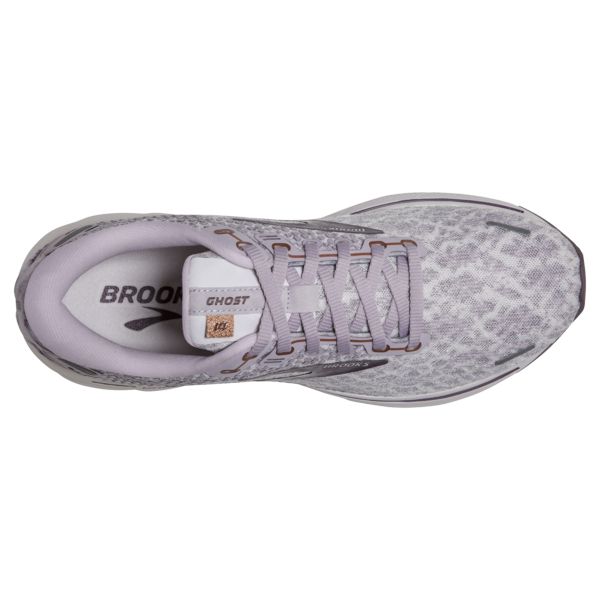 Brooks Ghost 14 Yol Koşu Ayakkabısı Kadın Gri Mor | Turkey-741396