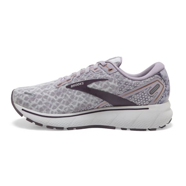 Brooks Ghost 14 Yol Koşu Ayakkabısı Kadın Gri Mor | Turkey-741396