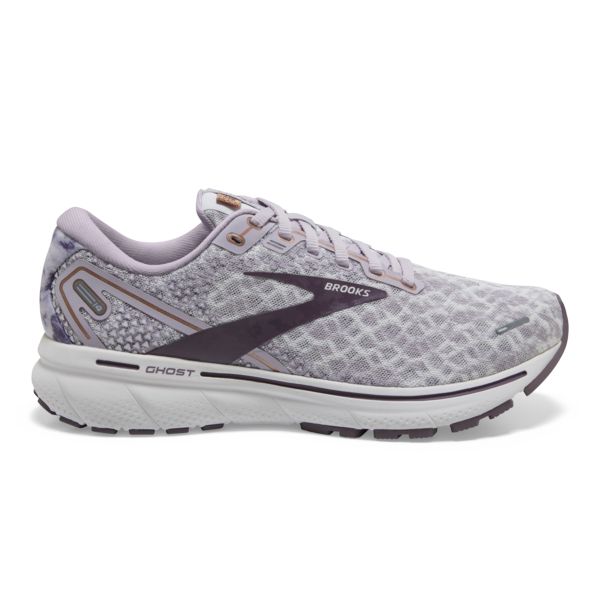 Brooks Ghost 14 Yol Koşu Ayakkabısı Kadın Gri Mor | Turkey-741396