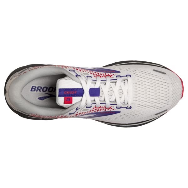 Brooks Ghost 14 Yol Koşu Ayakkabısı Kadın Beyaz Mor Mercan | Turkey-806495