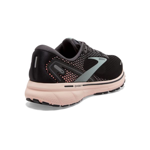 Brooks Ghost 14 Yol Koşu Ayakkabısı Kadın Siyah Yeşil Pembe | Turkey-894703