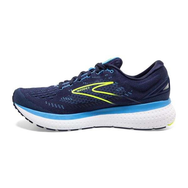 Brooks Glycerin 19 Yol Koşu Ayakkabısı Erkek Lacivert Mavi Sarı | Turkey-247953