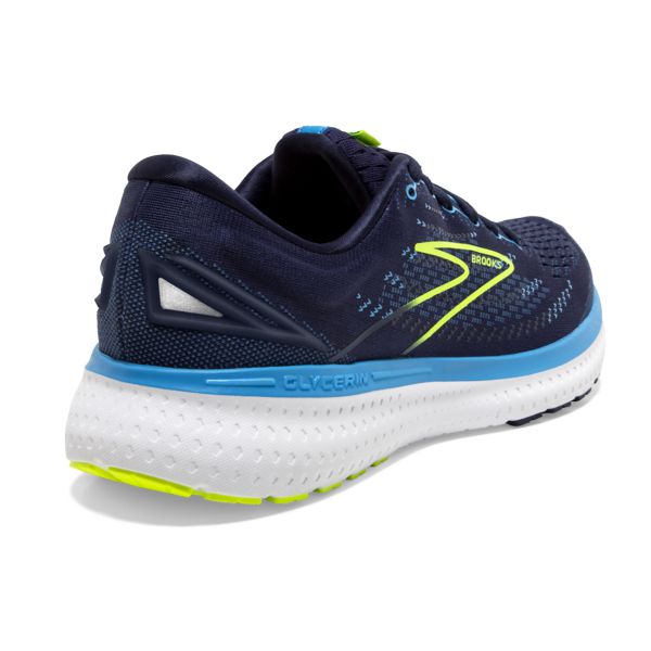 Brooks Glycerin 19 Yol Koşu Ayakkabısı Erkek Lacivert Mavi Sarı | Turkey-247953